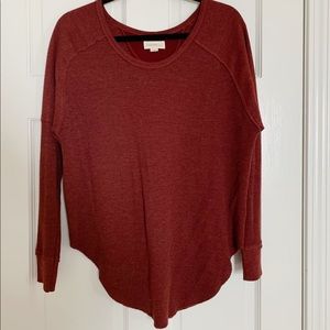 Aritzia TNA Waffle Knit Top